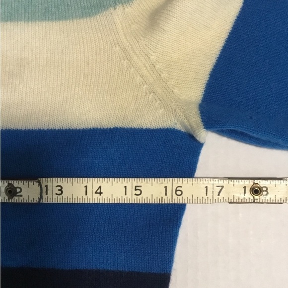 Lord&taylor 100%cashmere striped sweater S/P - Picture 4 of 6